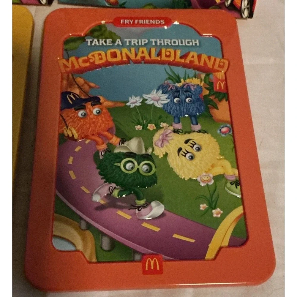 McDonald Land Souvenir Tin - 2025 Adult Happy Meal Lot Of 3, New In Opened‎ Box